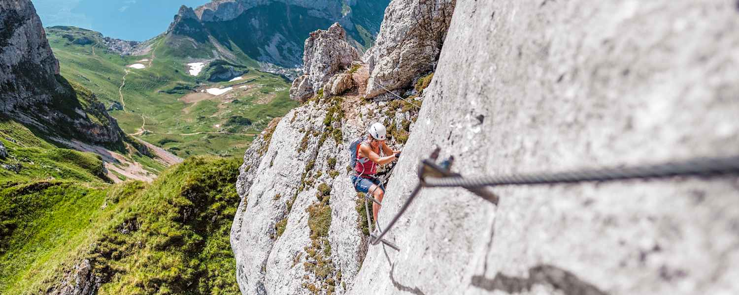 Nichts für schwache Nerven: Der 5-Gipfel-Klettersteig im Rofan
